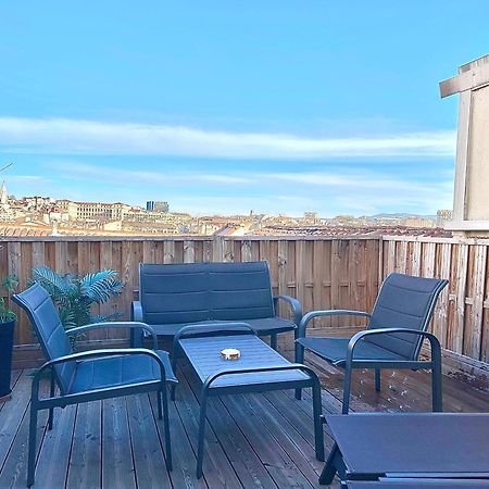Honore - Rooftop Avec Vue - Appartement T3 Atypique Centre Ville Vieux Port Proche Opera Marsilya Dış mekan fotoğraf